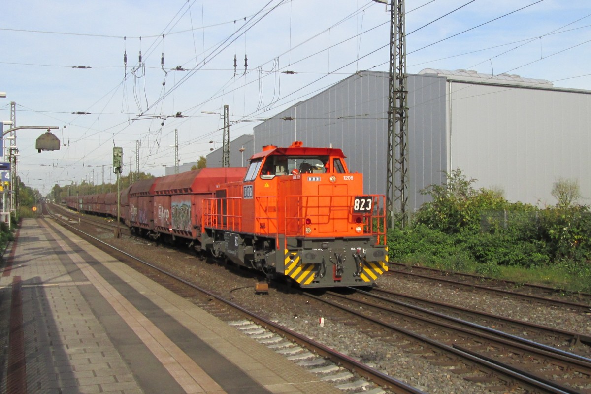 RBH 823 verl�sst am 31 Oktober 2013 Recklinghausen S�d.