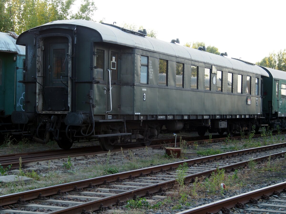 Reisezugwagen C4ü im Bw Schöneweide Berlin am 09.09.2019.