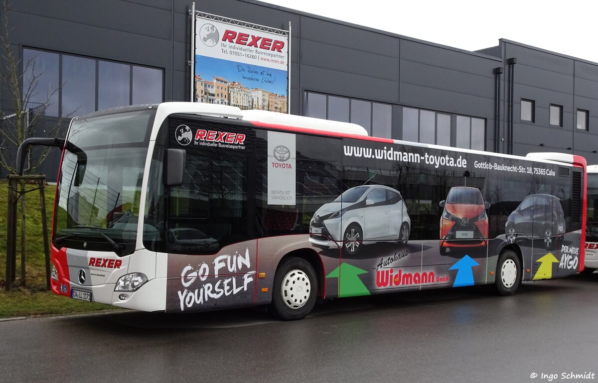 Rexer aus Calw | CW-LL 1171 | Mercedes-Benz Citaro 2 | 31.01.2016 in Calw