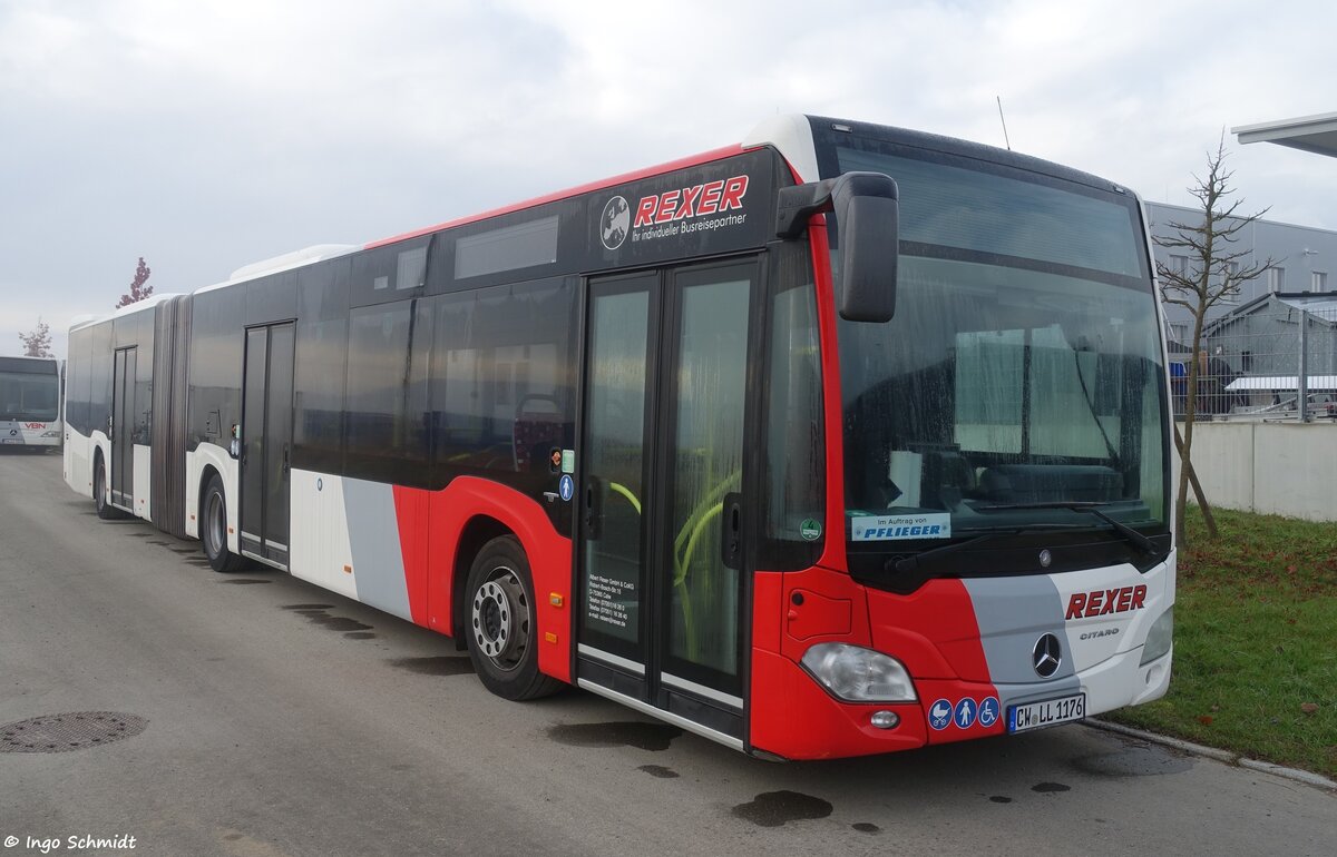 Rexer aus Calw | CW-LL 1176 | Mercedes-Benz Citaro 2 G | 24.11.2019 in Calw