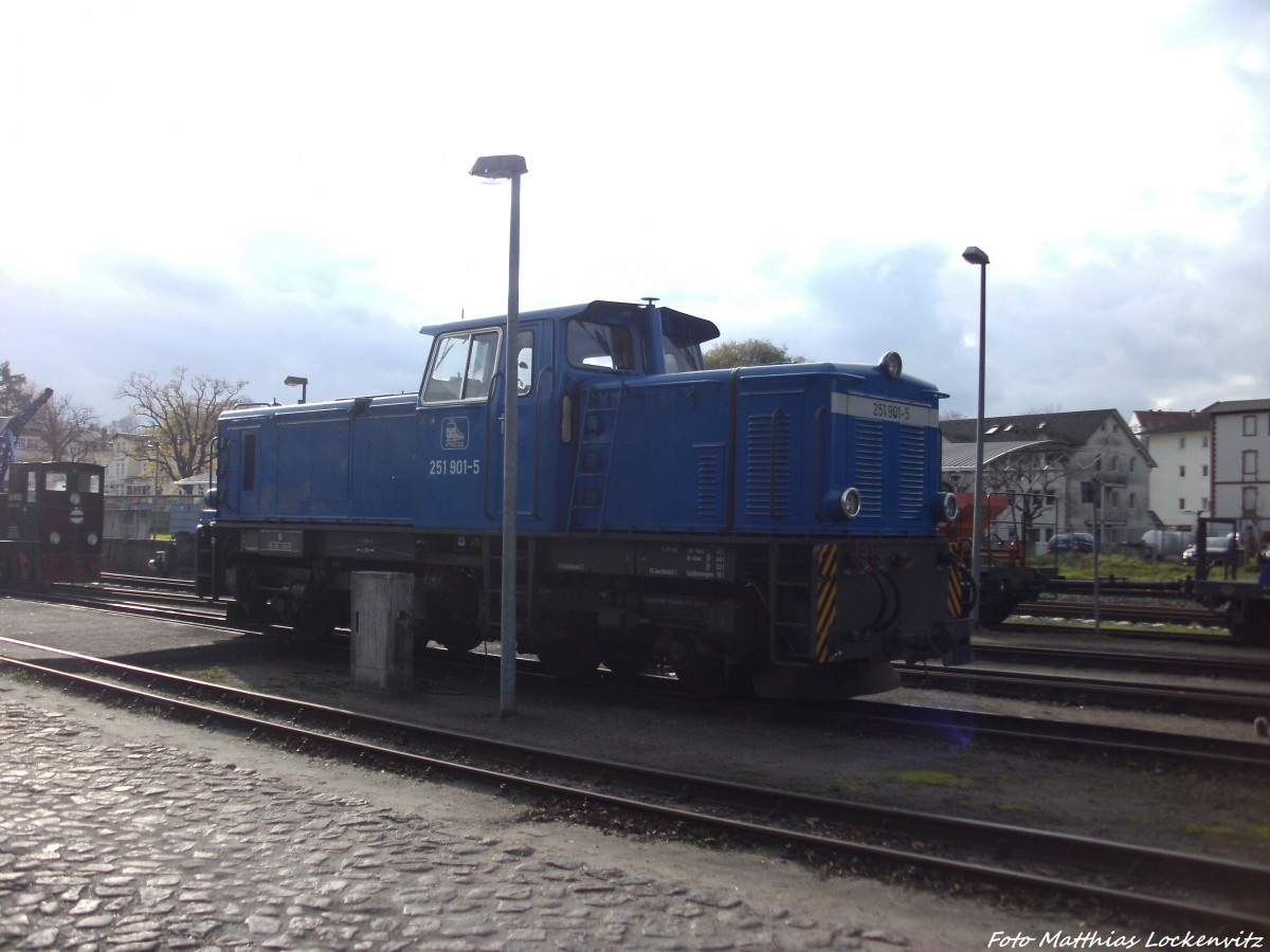 R�BB 251 901 abgestellt am Kleinbahn BW P?utbus am 29.10.13