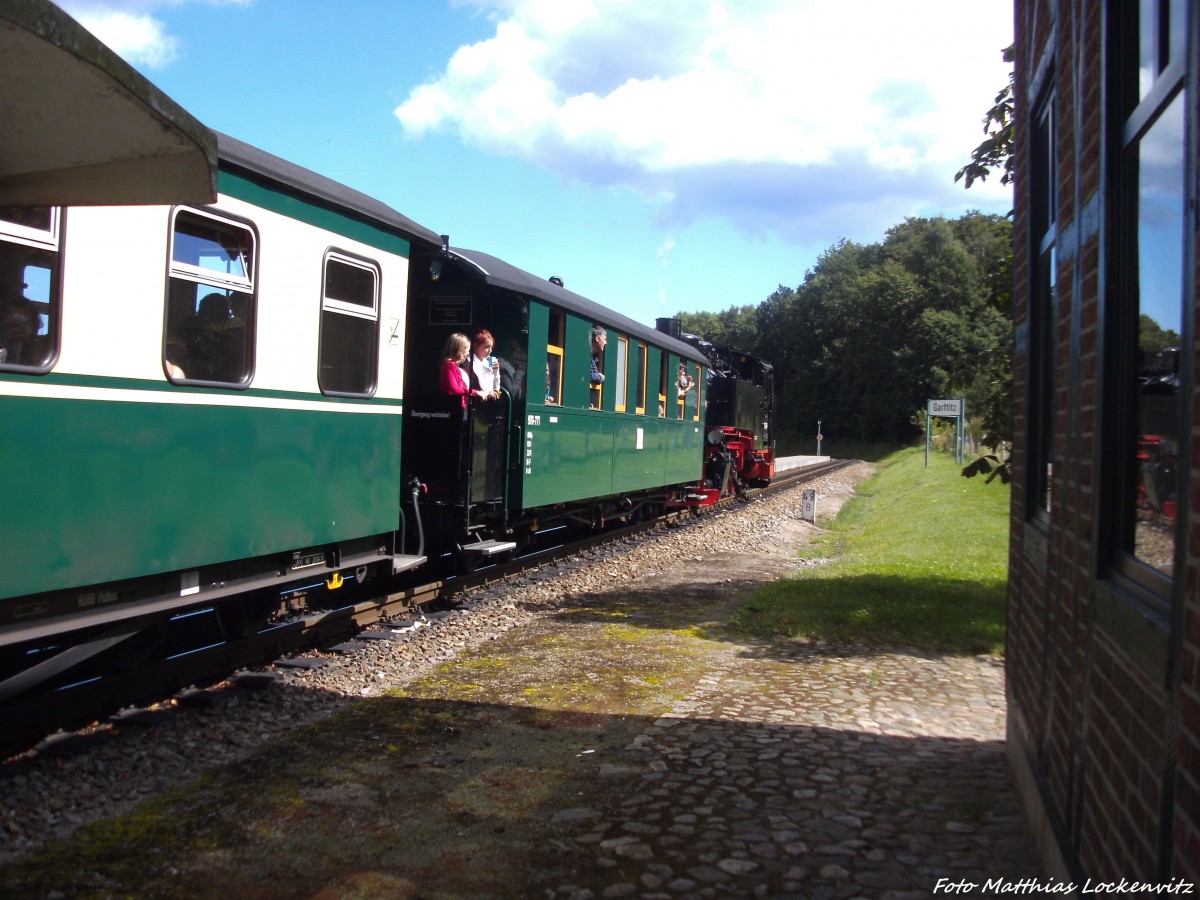 R�BB 99 1782 mit dem P105 bei der Einfahrt in den Hp. Garftitz am 15.8.13