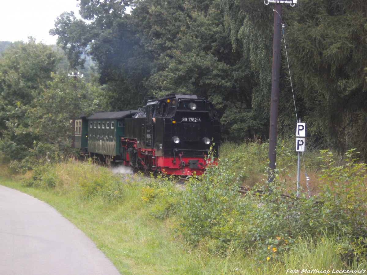 R�BB 99 1782 unterwegs nach Ostseebad G�hren am 22.8.13