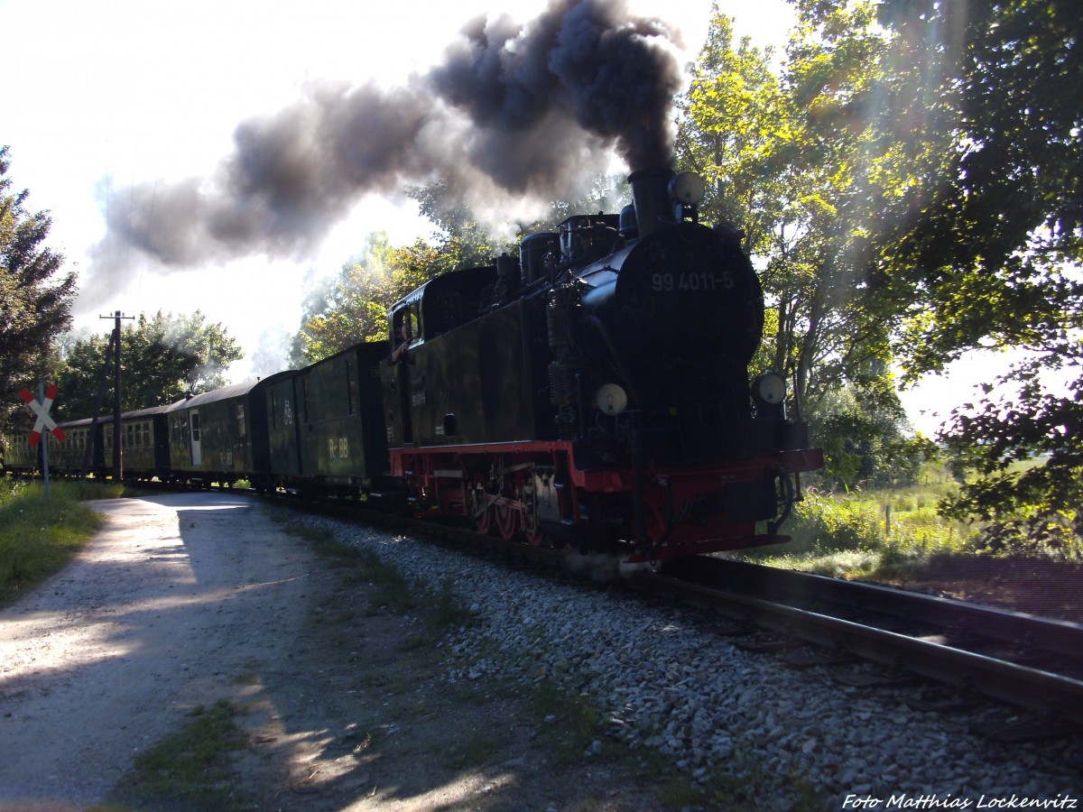 R�BB 99 4011 zwischen Sellin Ost & Sellin West am 26.8.13