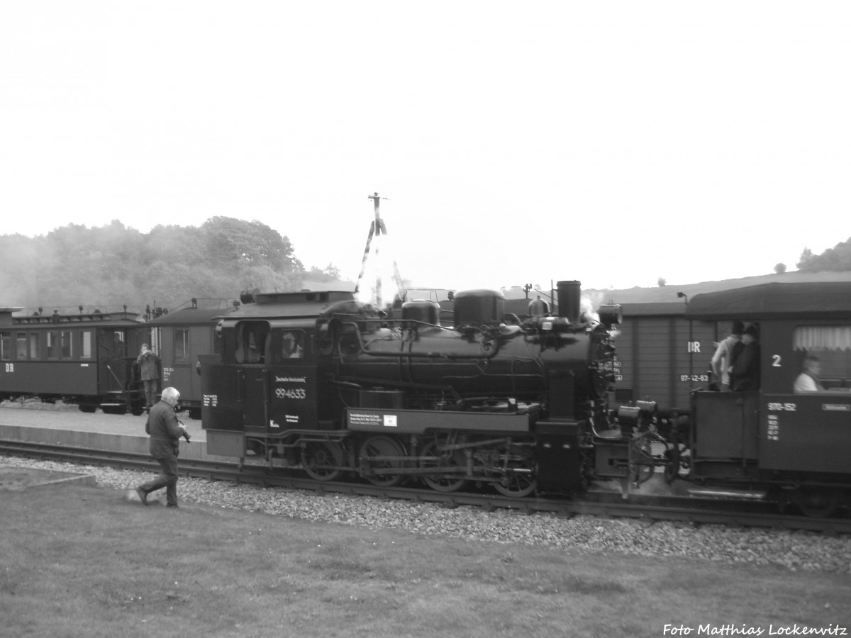 R�BB 99 4633 (Mh 53) beim einfahren in den Hp. Seelvitz am 12.10.14