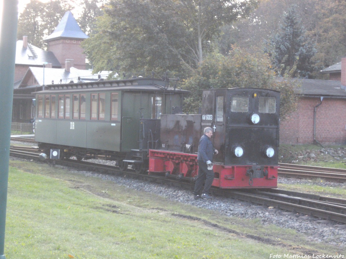R�BB K�l 6003 im Bahnhof Putbus am 12.10.14