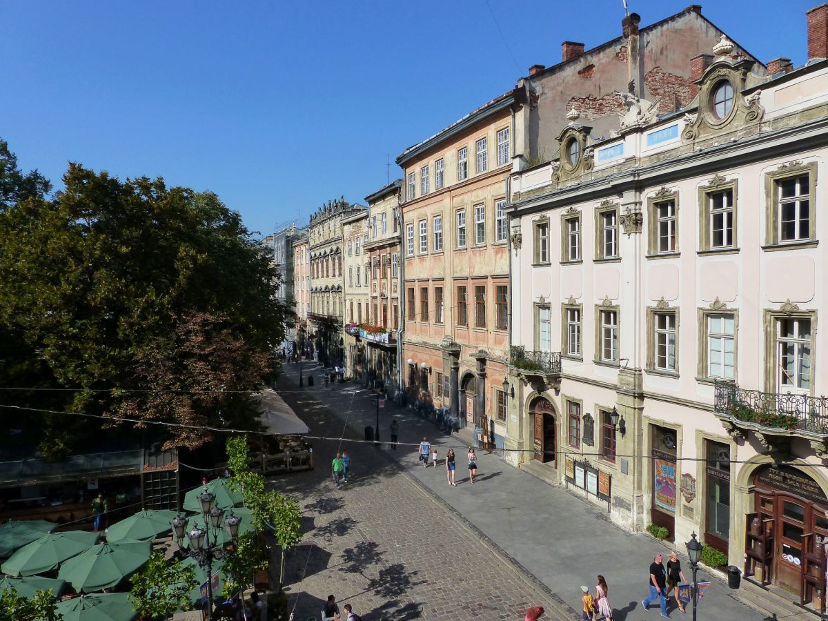 Rynok Platz Lviv, Ukraine 28-08-2019.

Rynok plein Lviv, Oekrane 28-08-2019.