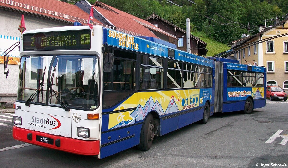 Salzburg AG | StadtBus | Nr. 218 | S 2.024 | Gr�f & Stift GE 112 M 16 | 2008 in Salzburg