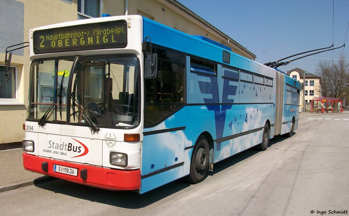 Salzburg AG | StadtBus | Nr. 204 | S-119 JA | Gr�f & Stift GE 112 M 16 | 05.04.2009 in Wals