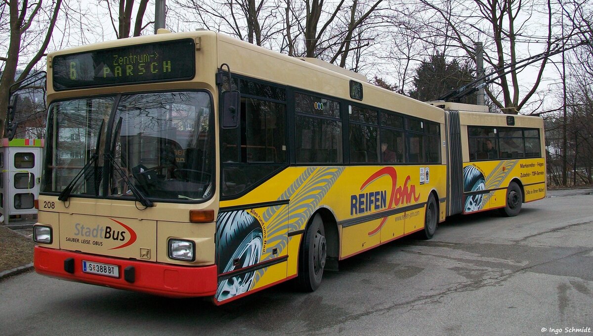 Salzburg AG | StadtBus | Nr. 208 | S-388 BT | Gr�f & Stift GE 112 M 16 | 2009 in Salzburg