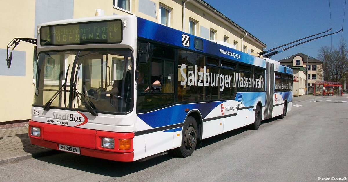 Salzburg AG | StadtBus | Nr. 246 | S-389 EV | Gr�f & Stift NGT 204 M 16 | 05.04.2009 in Wals