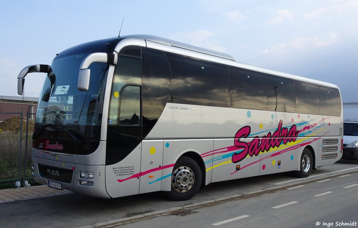 Sandra aus Wodzislaw Slaski | KR-6R619 | MAN Lion`s Coach | 02.04.2017 in Filderstadt