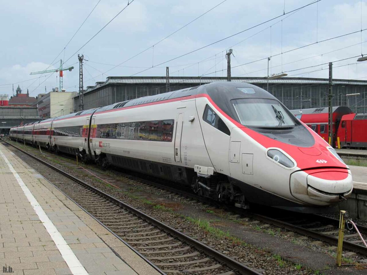 SBB 503 011-1 kurz vor der abfahrt von m�nchen hbf richtung z�rich,28.07.21