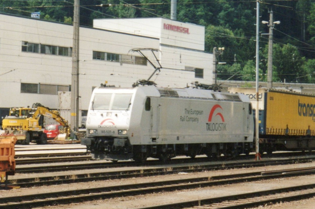 Scanbild von TX Log 185 537 in Kufstein am 27 Mai 2006.