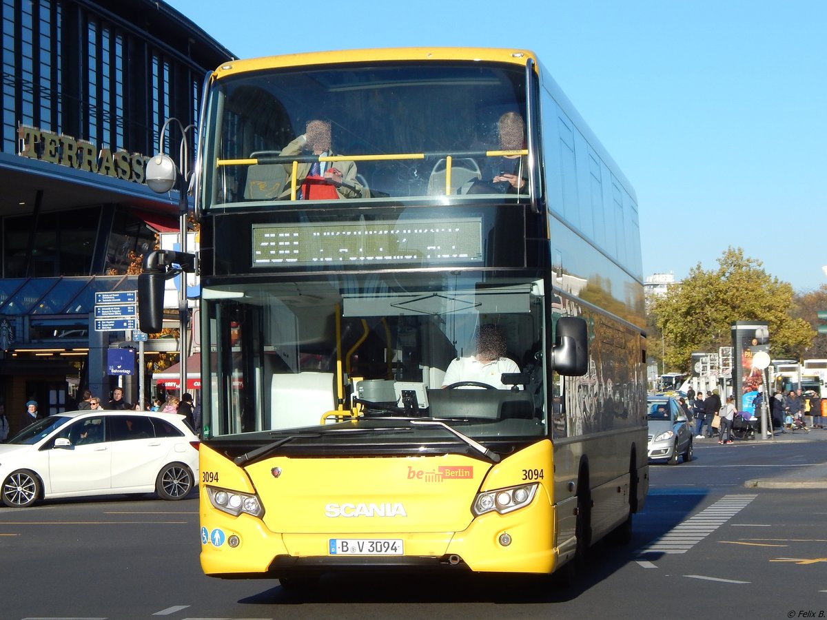 Scania Citywide LF DD der BVG in Berlin.