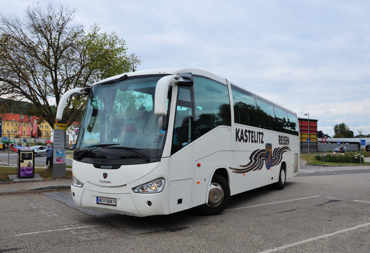 Scania Irizar von Kastelitz Reisen aus �sterreich in Krems.