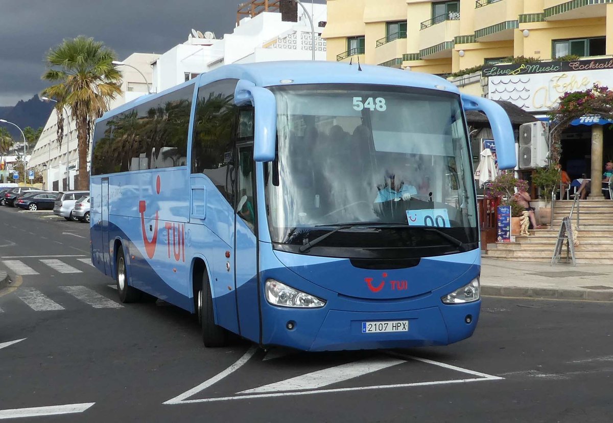 Scania Irizar von TUI unterwegs in Playa de las Americas, 01-2019