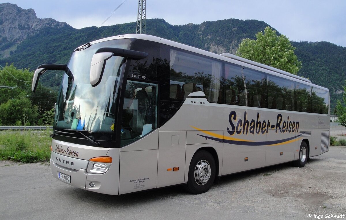 Schaber Reisen aus Ihringen | FR-NH 71 | Setra 415 GT-HD | 06.06.2011 in Bad Reichenhall