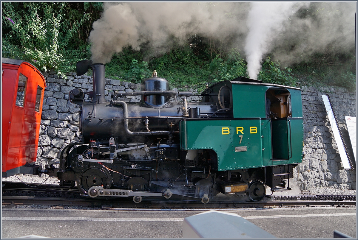 
Schweizer Dampftage Brienz 2018: Die BRB H 2/3 N° 7 in Brienz
30. Juni 2018 