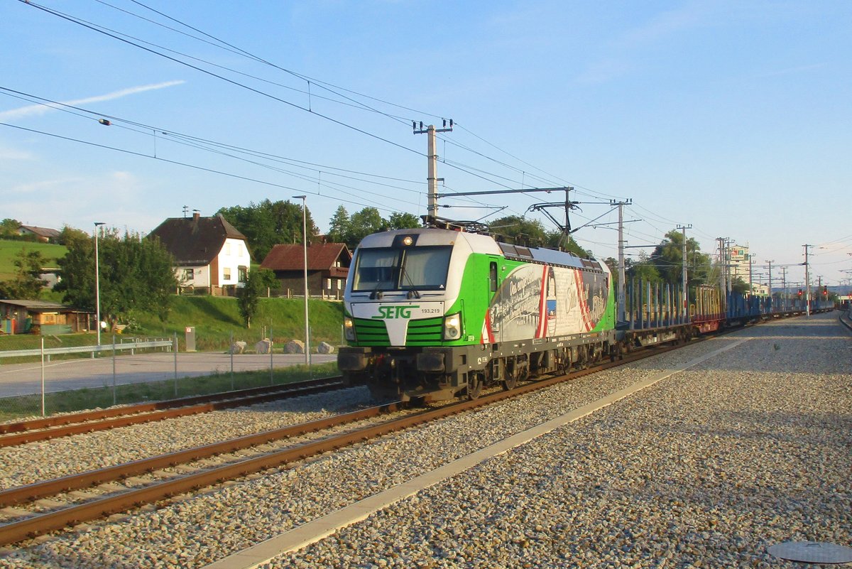 SETG 193 219 durchfahrt am 6 September 2018 Sch�rding. 