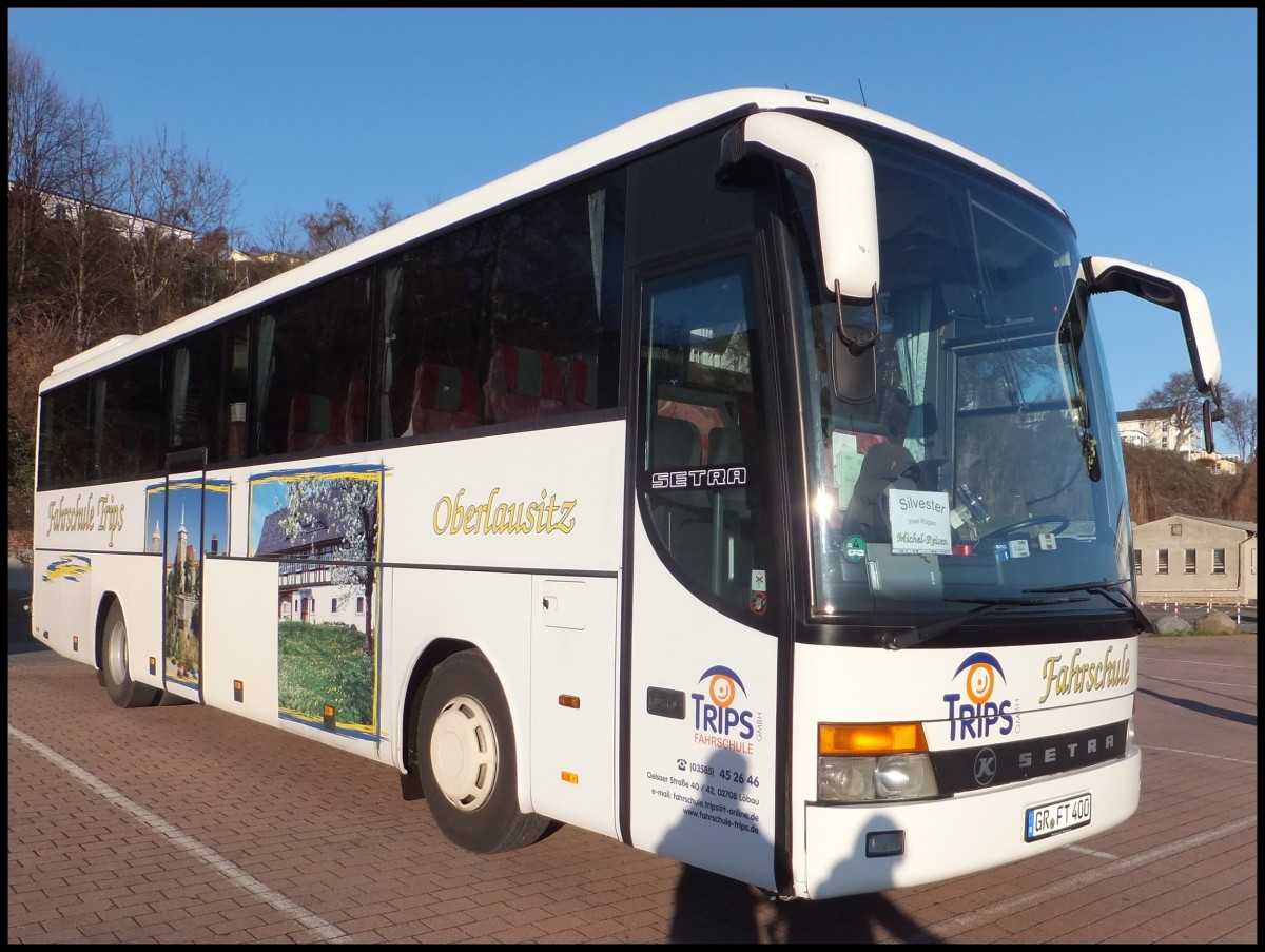 Setra 315 GT-HD von Michel-Reisen aus Deutschland im Stadthafen Sassnitz.