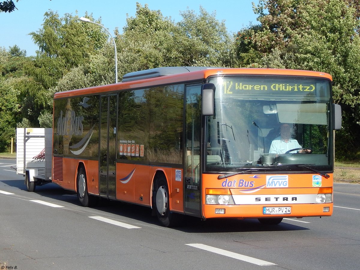 Setra 315 NF der MVVG in Neubrandenburg.
