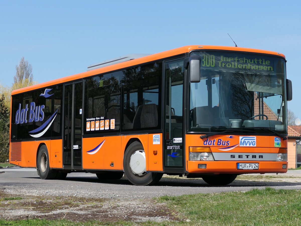 Setra 315 NF der MVVG in Trollenhagen.