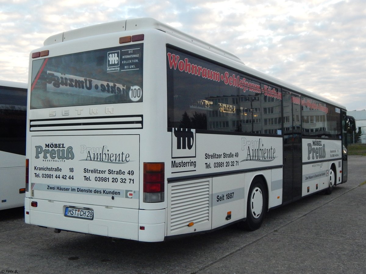 Setra 315 UL von Becker-Strelitz Reisen aus Deutschland in Neubrandenburg.