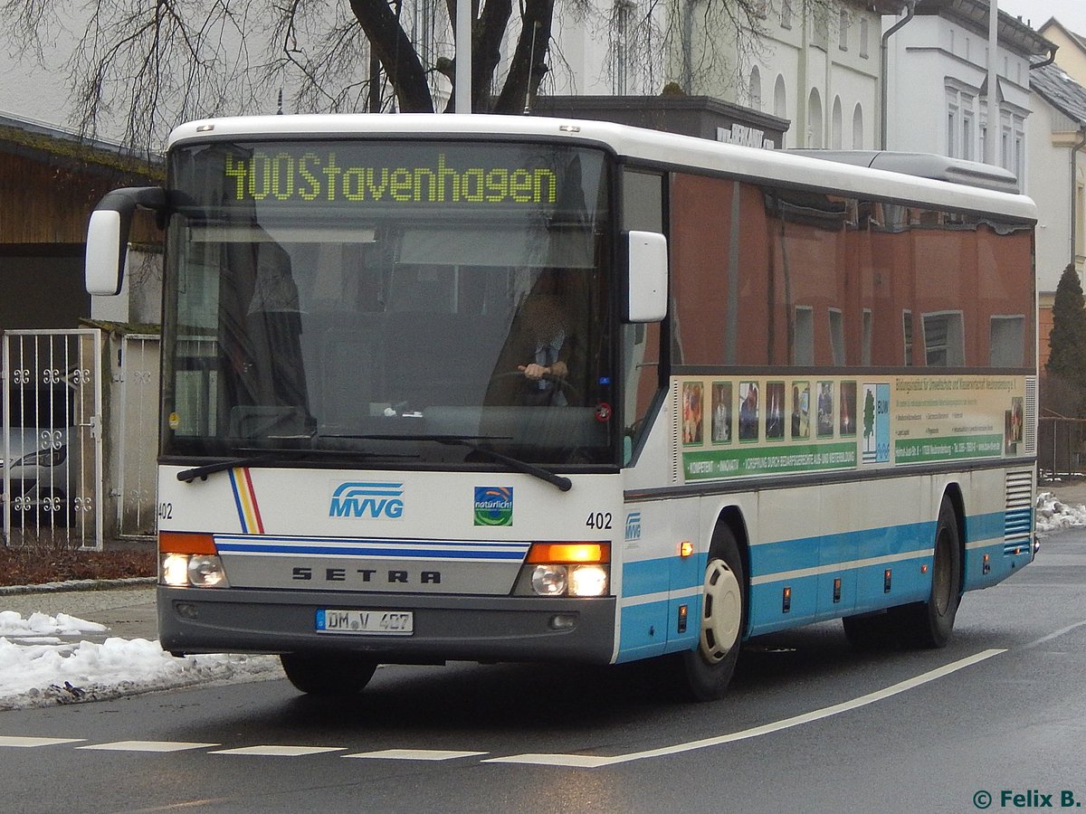 Setra 315 UL der MVVG in Neubrandenburg.