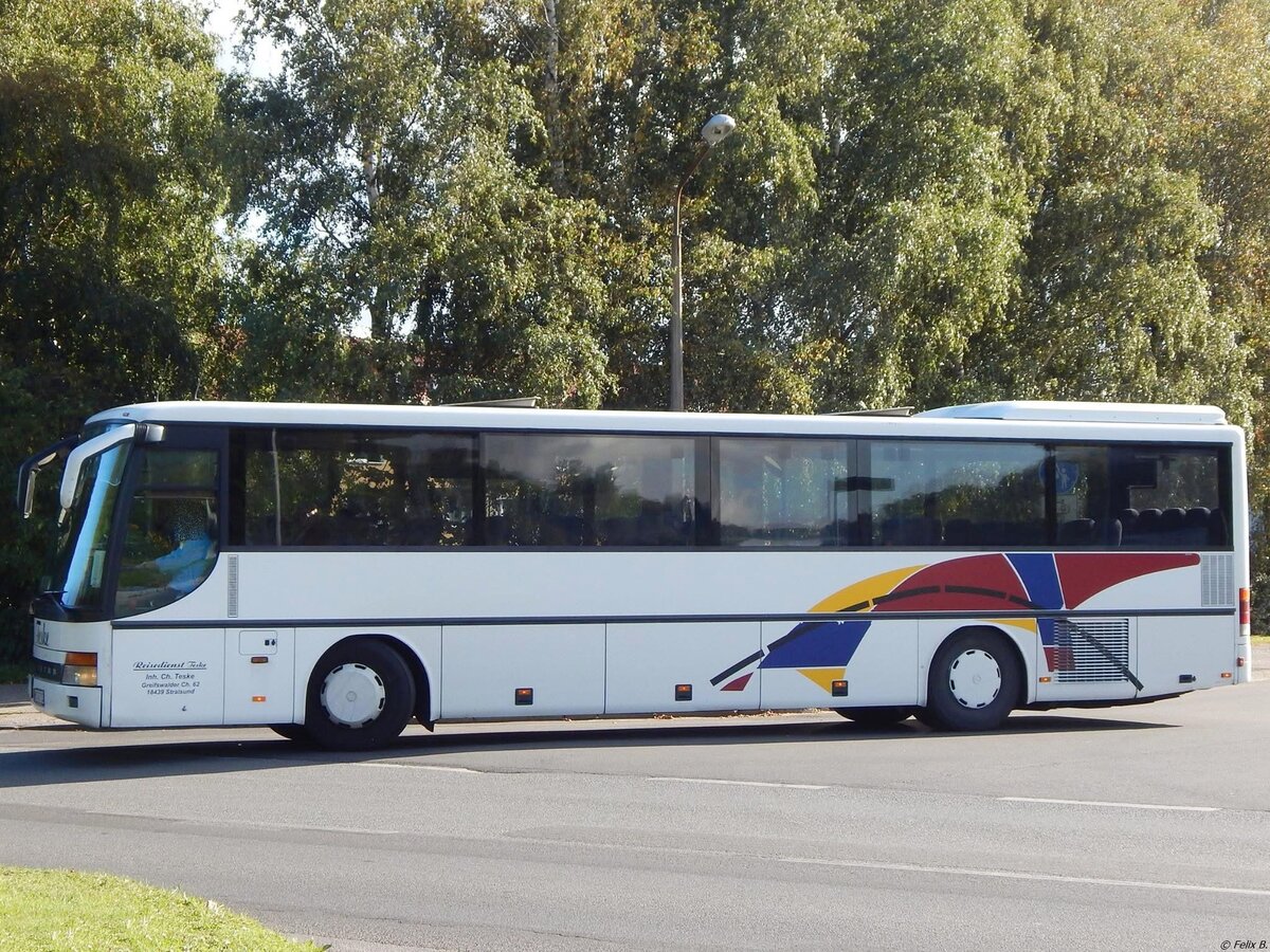 Setra 315 UL vom Reisedienst Teske aus Deutschland in Sassnitz.