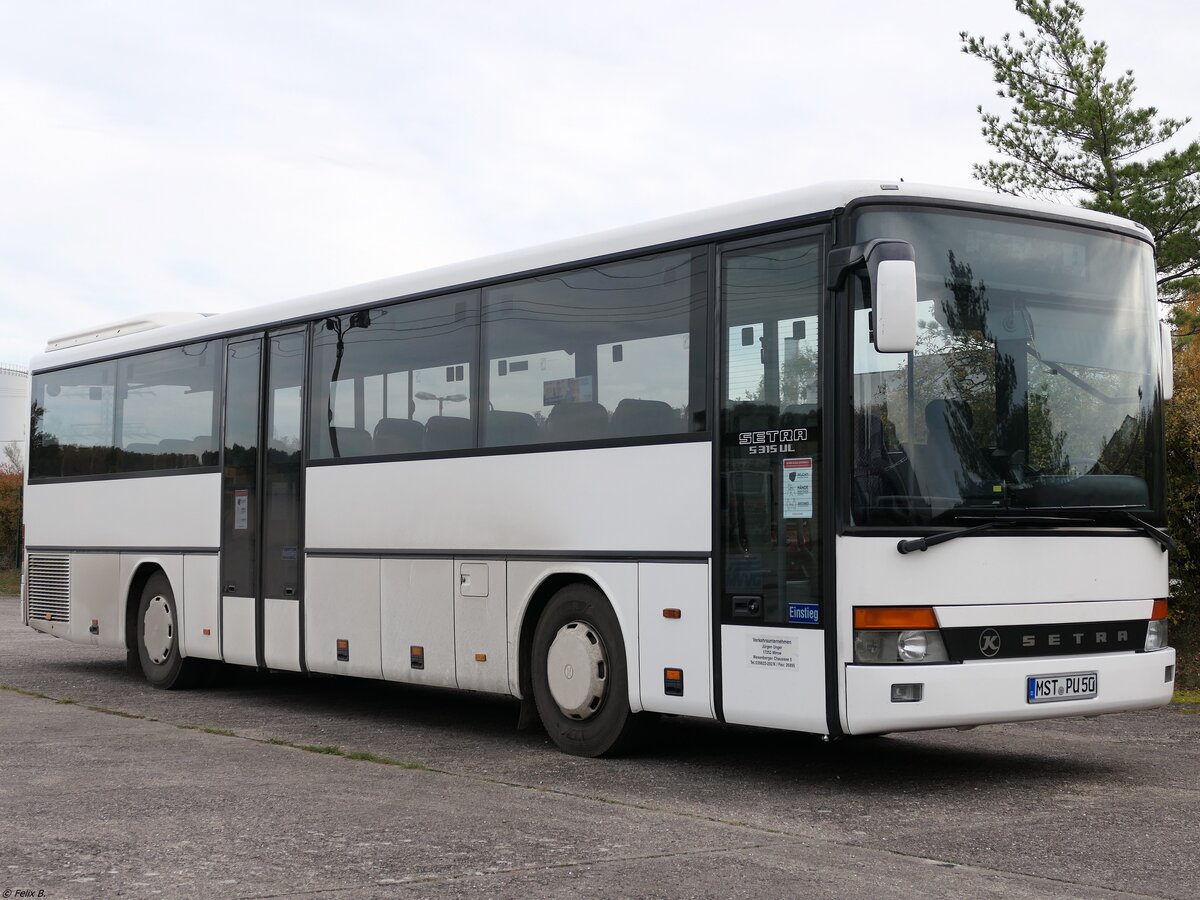 Setra 315 UL von Unger aus Deutschland in Neubrandenburg.