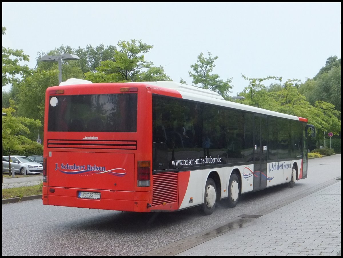 Setra 319 NF von J. Schubert Reisen aus Deutschland in Rostock.