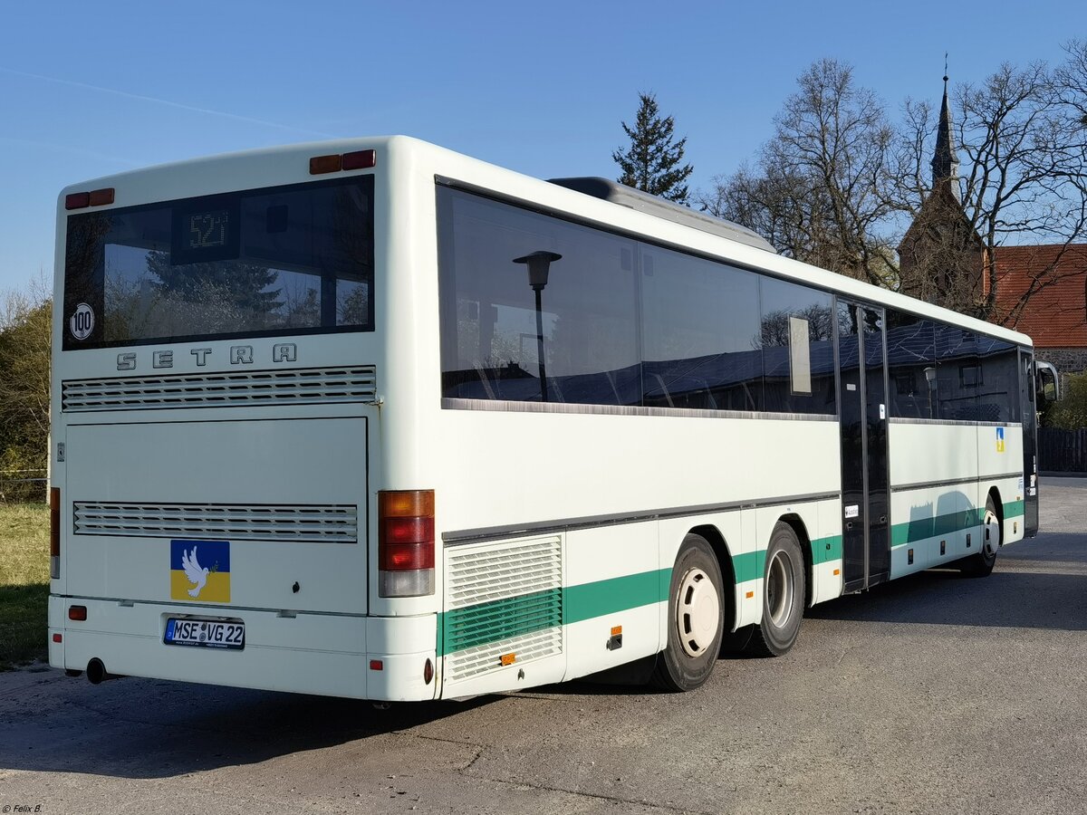 Setra 319 UL der MVVG in Bredenfelde.