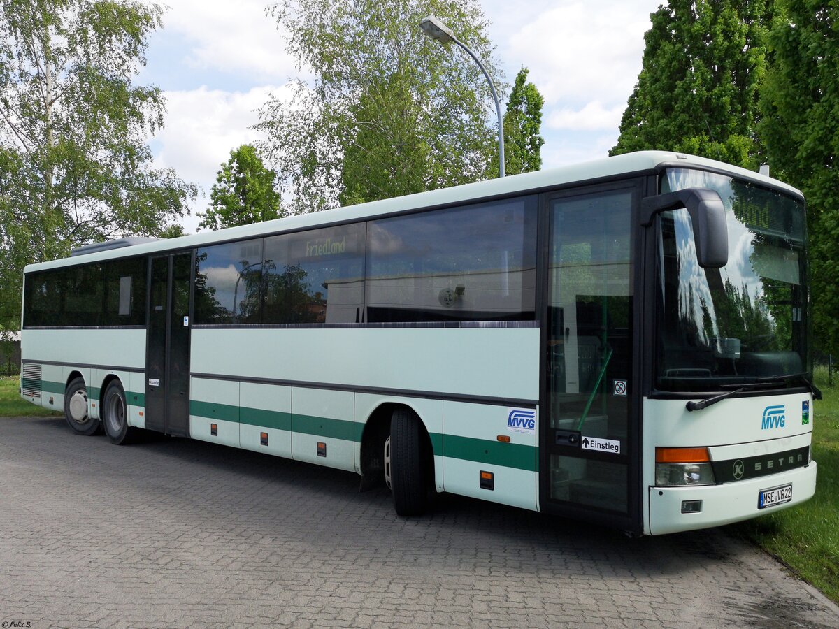 Setra 319 UL der MVVG (ex Nahverkehr GmbH Elbe-Elster/EE-N 231) in Friedland.