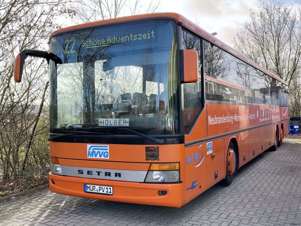 Setra 319 UL der MVVG in Malchow.