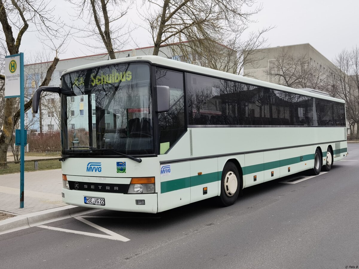 Setra 319 UL der MVVG in Neubrandenburg.