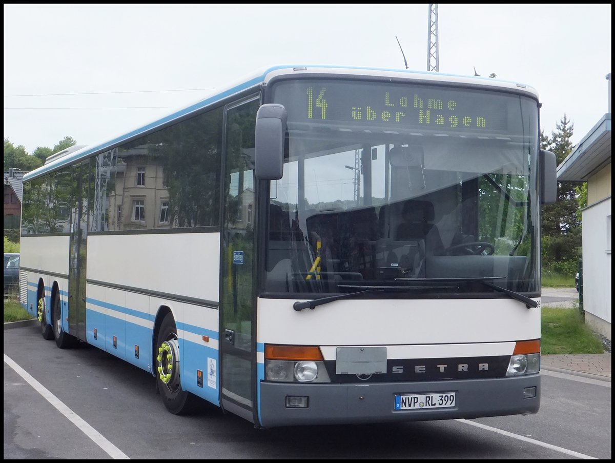 Setra 319 UL der RPNV in Sassnitz.