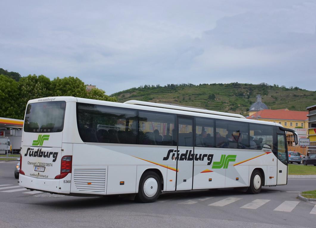 Setra 400er Serie von S�dburg Reisen aus �sterreich in Krems.