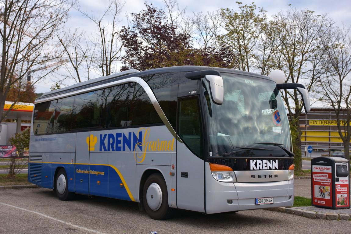 Setra 411 HD von Krenn Reisen aus �sterreich 10/2017 in Krems.