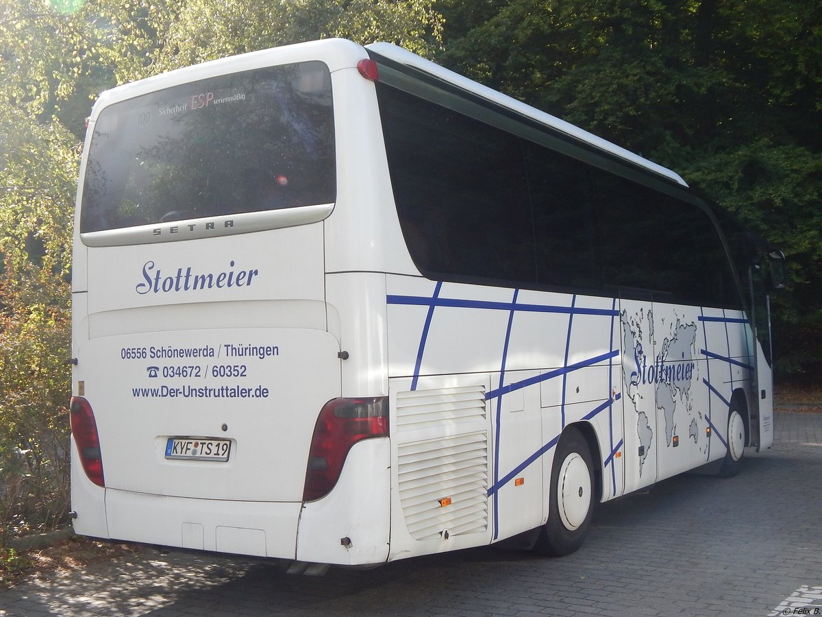 Setra 411 HD von Stottmeier aus Deutschland in Heringsdorf.