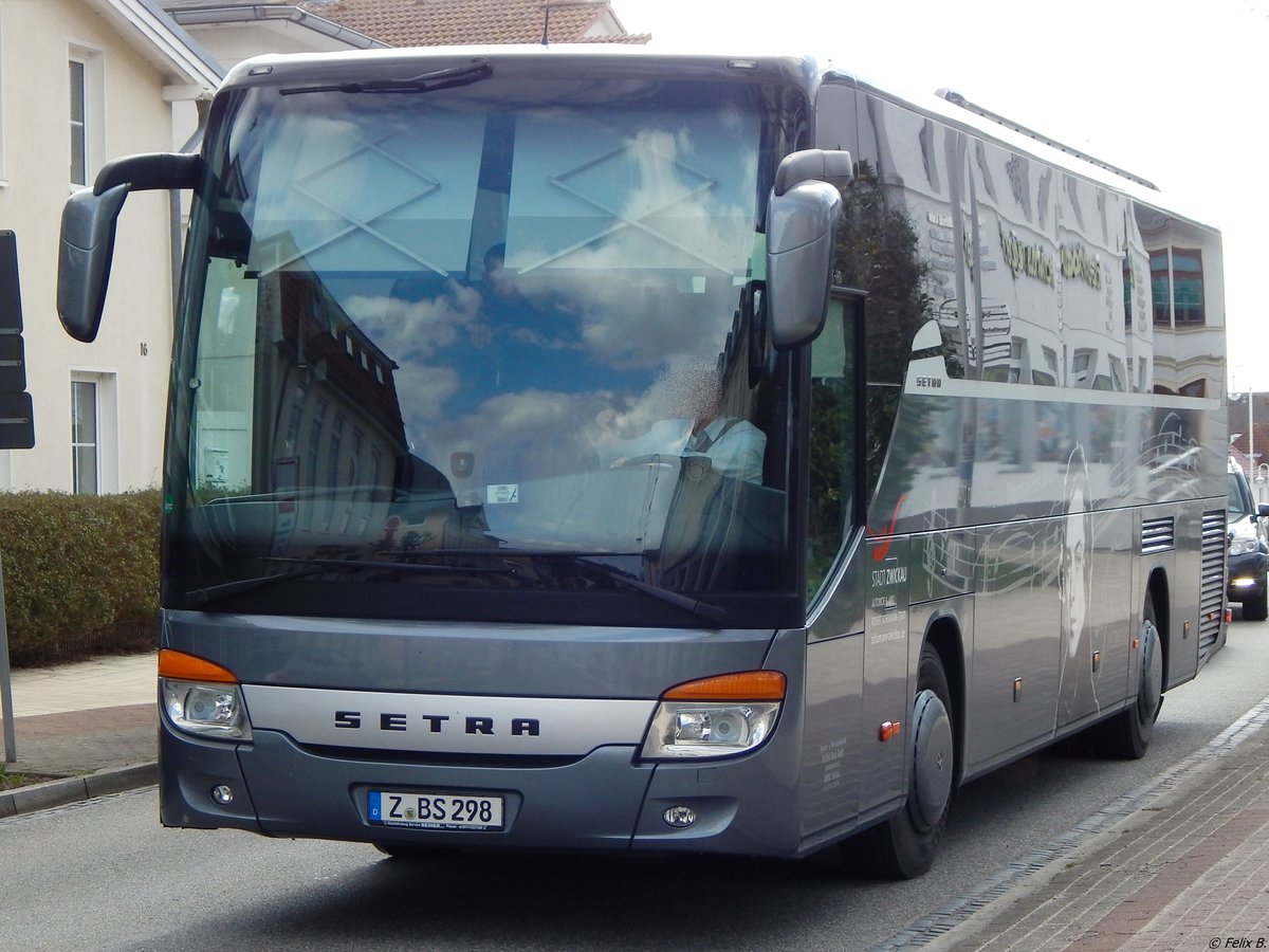 Setra 415 GT-HD von Beck aus Deutschland in Sassnitz.