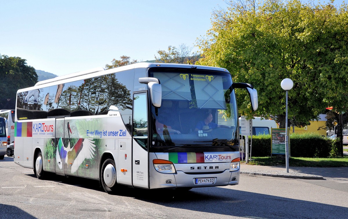 SETRA 415 GT-HD von KARL Tour`s aus �sterreich im September 2013 in Krems.
