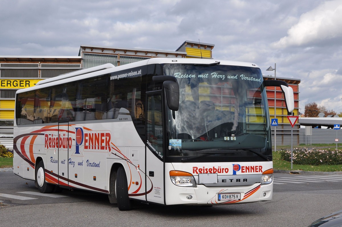 Setra 415 GT-HD von Penner Reisen aus �sterreich im Herbst 2013 in Krems.