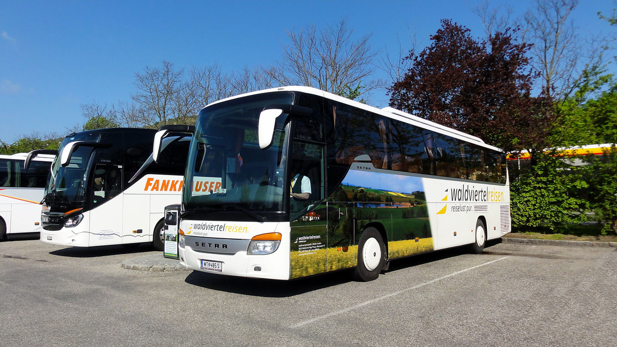 Setra 415 GT-HD von Waldviertel Reisen aus sterreich in Krems gesehen.