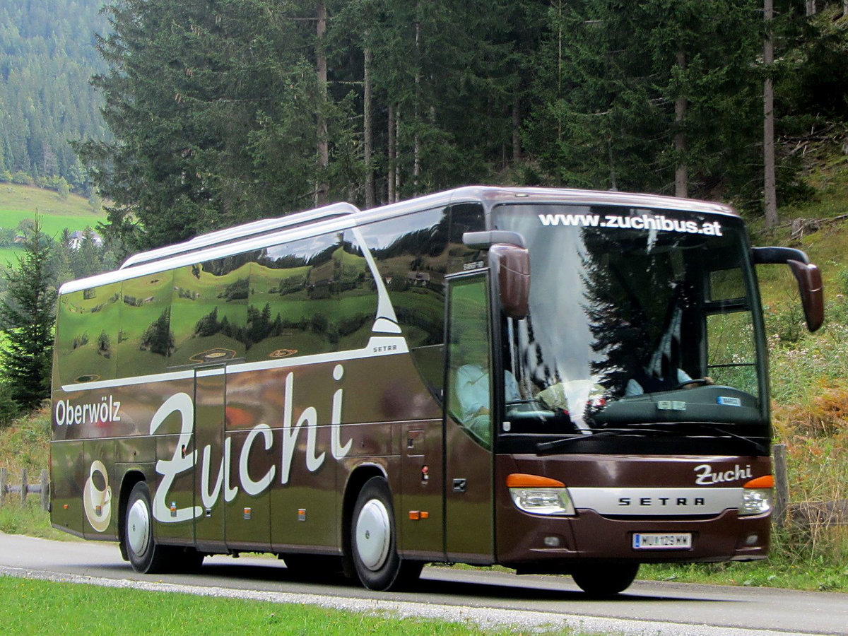 Setra 415 GT-HD von Zuchi Reisen aus Murau/Steiermark/�sterreich bei Murau gesehen.