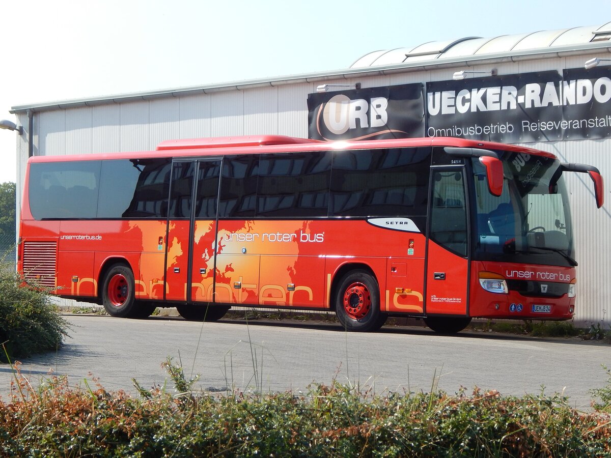 Setra 415 H von URB aus Deutschland in Ueckermünde.