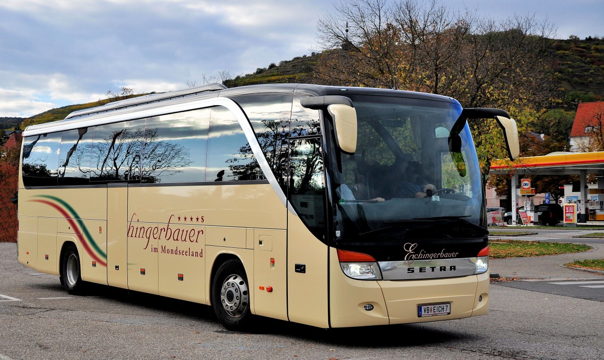 Setra 415 HD von Eichingerbauer / �sterreich im Herbst 2013 in Krems.
