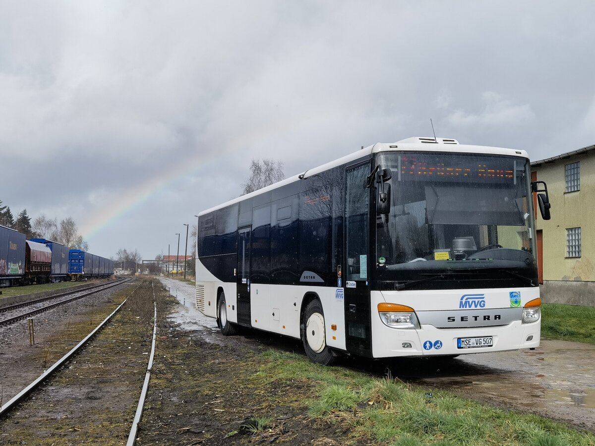 Setra 415 LE Business der MVVG in Plau am See.