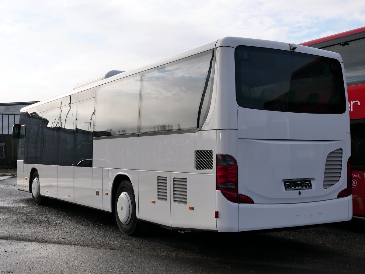 Setra 415 LE Business von URB aus Deutschland (ex Tropical Islands - LDS-TI 111) in Ueckermünde.