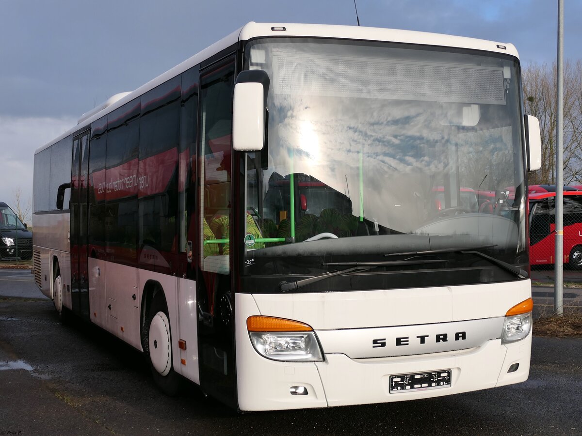 Setra 415 LE Business von URB aus Deutschland (ex Tropical Islands - LDS-TI 111) in Ueckermünde.